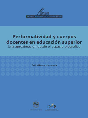 cover image of Performatividad y cuerpos docentes en educación superior
